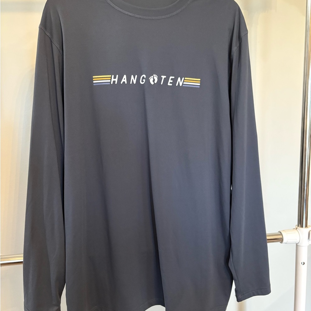 Hang Ten Men's Gray Long Sleeve Shirt